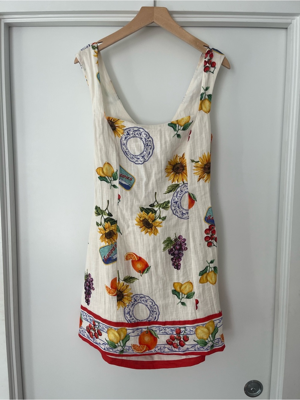 NWOT Sunflower & Fruit Print H&M Dress